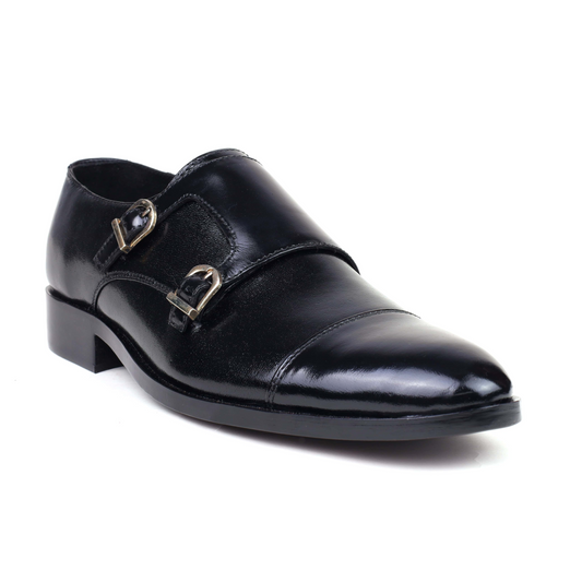 Black Shelby Semi Loafers