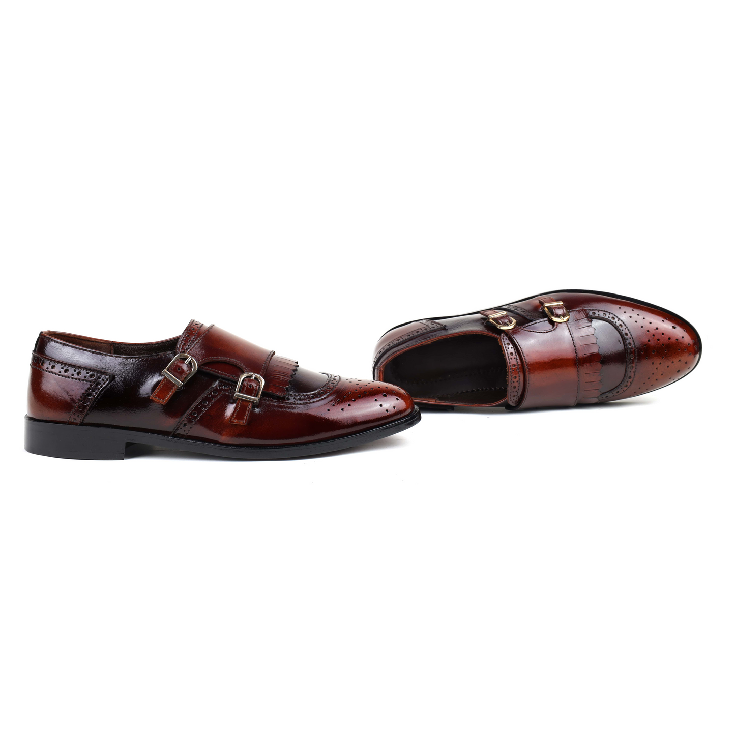 Leo Monk Straps Handmade Leather